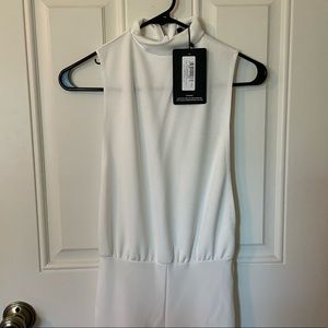 PLT white jumpsuit